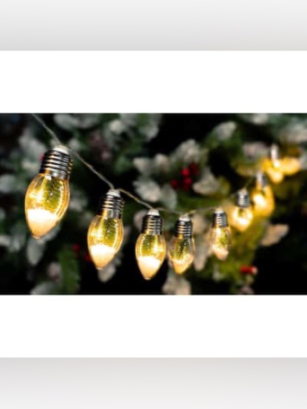 Celebrations LED Holiday Tree String Lights 5 ft